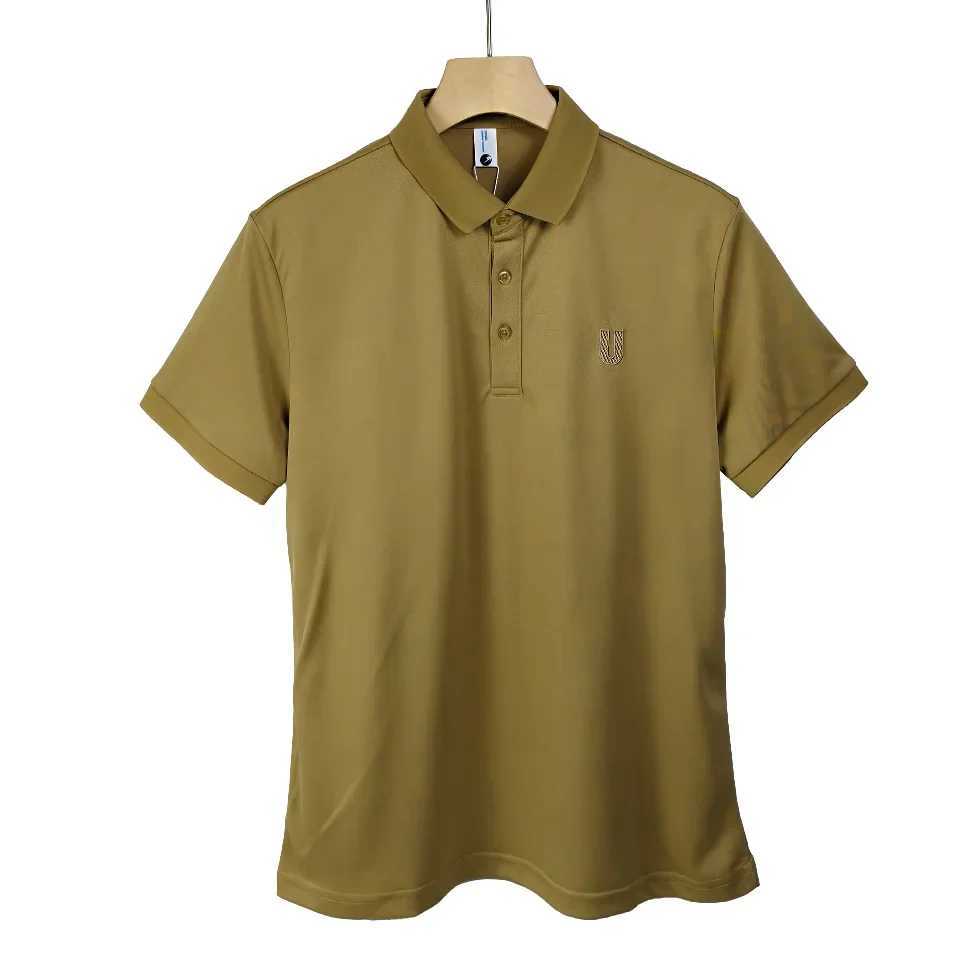 Summer New Polo Shirt Solid color letter embroidery Mens Breathable Shorts Sleeve Polo Men Tee Shirt Casual Top X250213