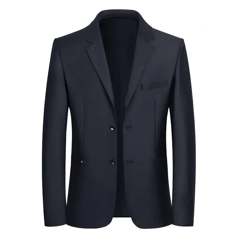 Spring Men Black Blazers Jackets Quality Suits Coats Men Slim Fit Blazers Jackets Coats Male Formal Wear Business Casual 4XL 250211