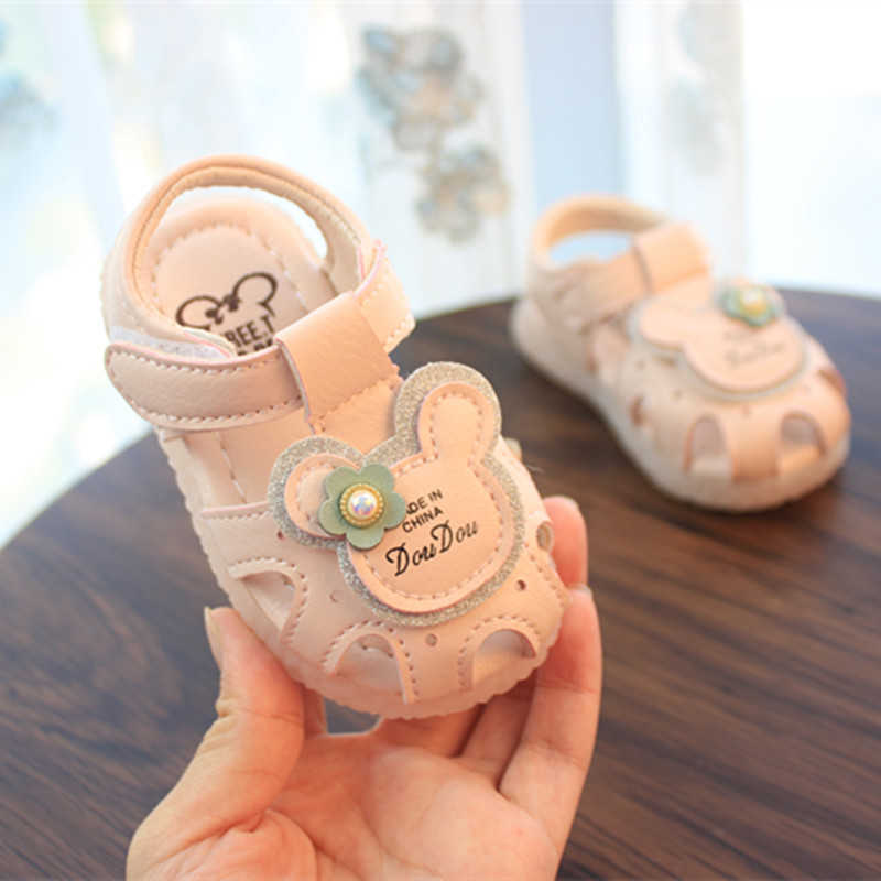 Sandals Love summer 0-1-2 year old girls sandals girls baby soft soled walking shoes Princess Shoes 3 childrens shoes H250212