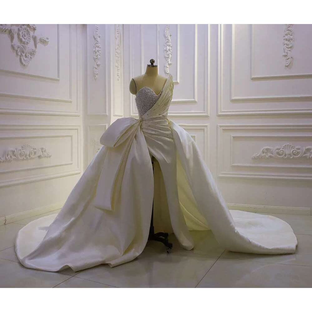 Mermaid dress with stains design two in one sleeveless custom