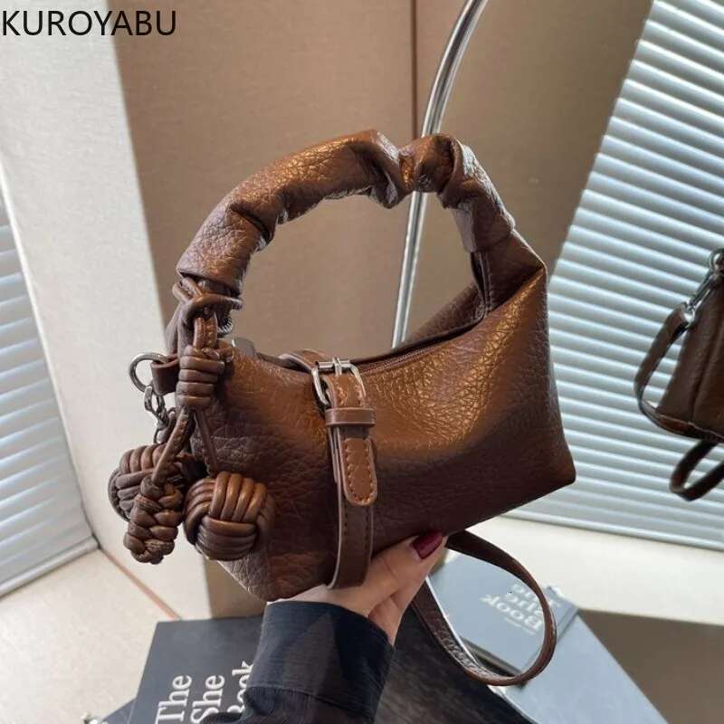 Crossbody Bags For Women Solid Color Elegant Temperament Vintage Fashion 2024 New Arrive Spring Summer Versatile Bolsas De Mujer