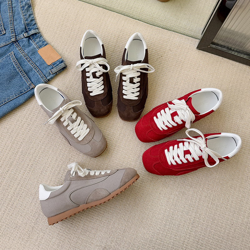 2025 new hot free shipping designer for womens red brown grey Fashionable and versatile casual sports shoes