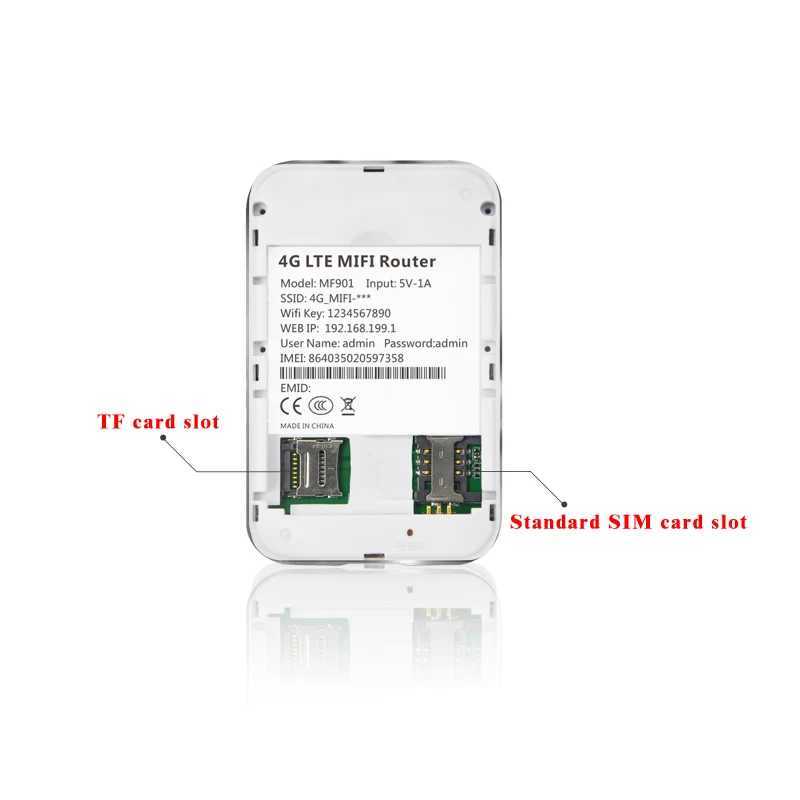 TIANJIE 4G Lte Pocket Wifi Router Car Mobile Hotspot Wireless Broadband Mifi Unlocked Modem With Sim Card SlotXJ250214