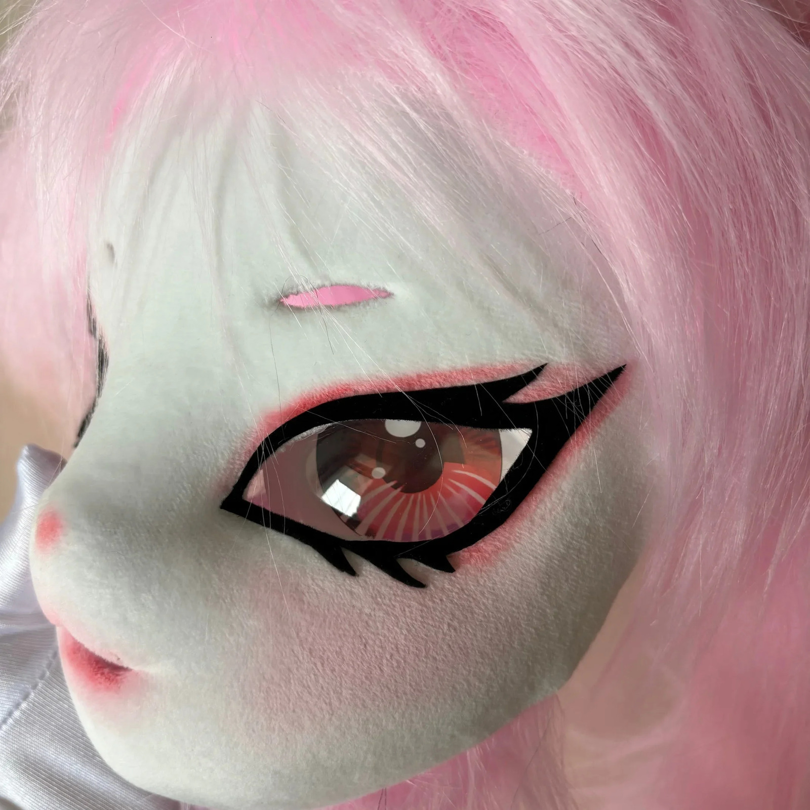 Fursuits Head Rubbit Bunny Kigurumi Headsets Furry Cosplay Costumes Comiket Furries Partial Fursuit Fluffy Lolita Party Costume 250213