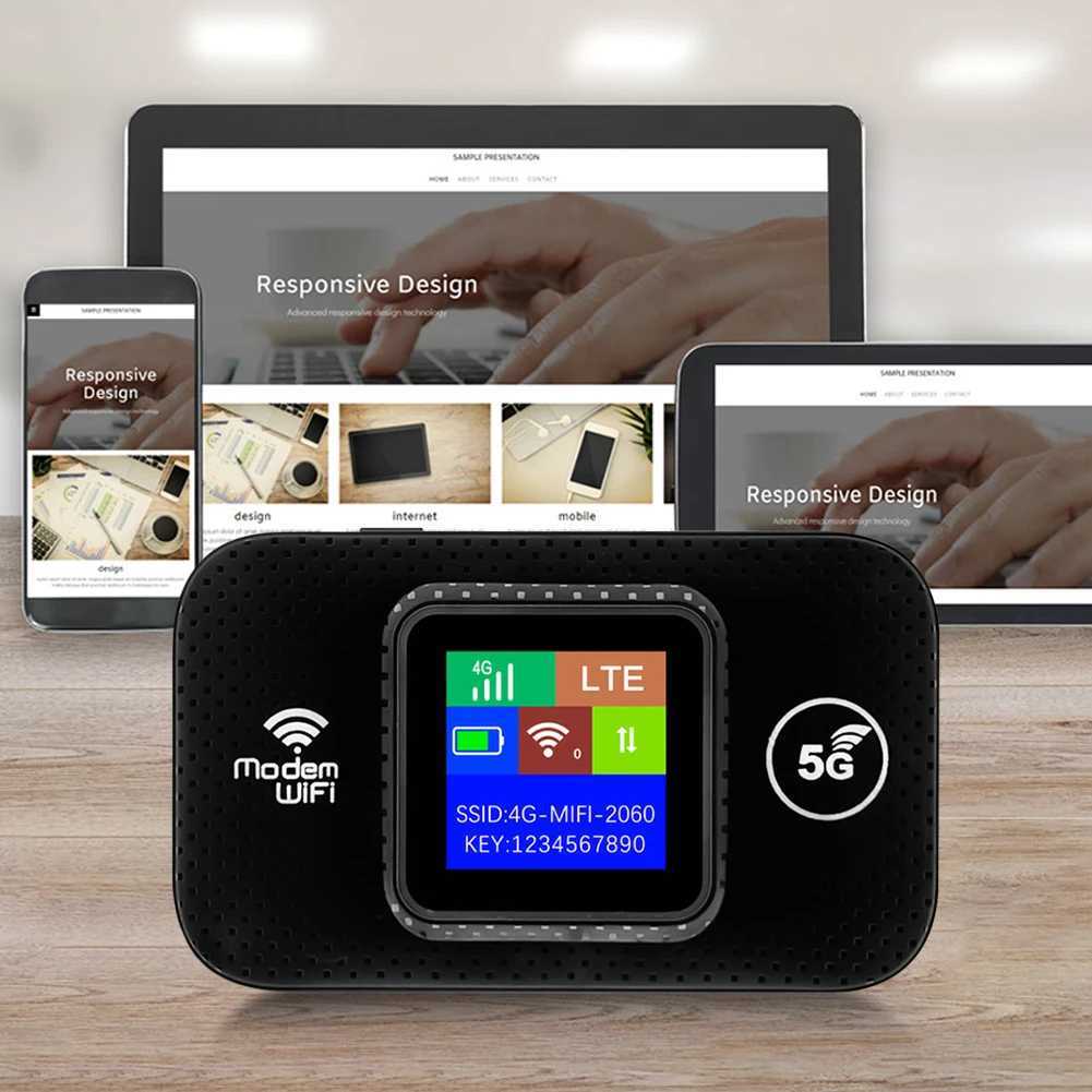 4G LTE Wireless Internet Router Wireless WiFi Router 150Mbps Hotspot Smart WiFi Router Plug Play Car Mobile Broadband for TravelXJ250214