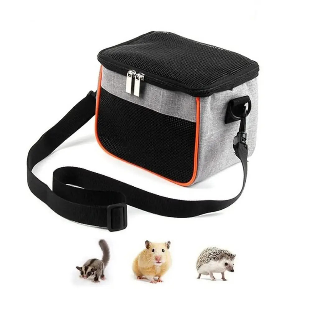 Bird Cage Portable Parrot Hamster Lizard Bag Sugar Glider Backpack Small Animals Accessories 250206