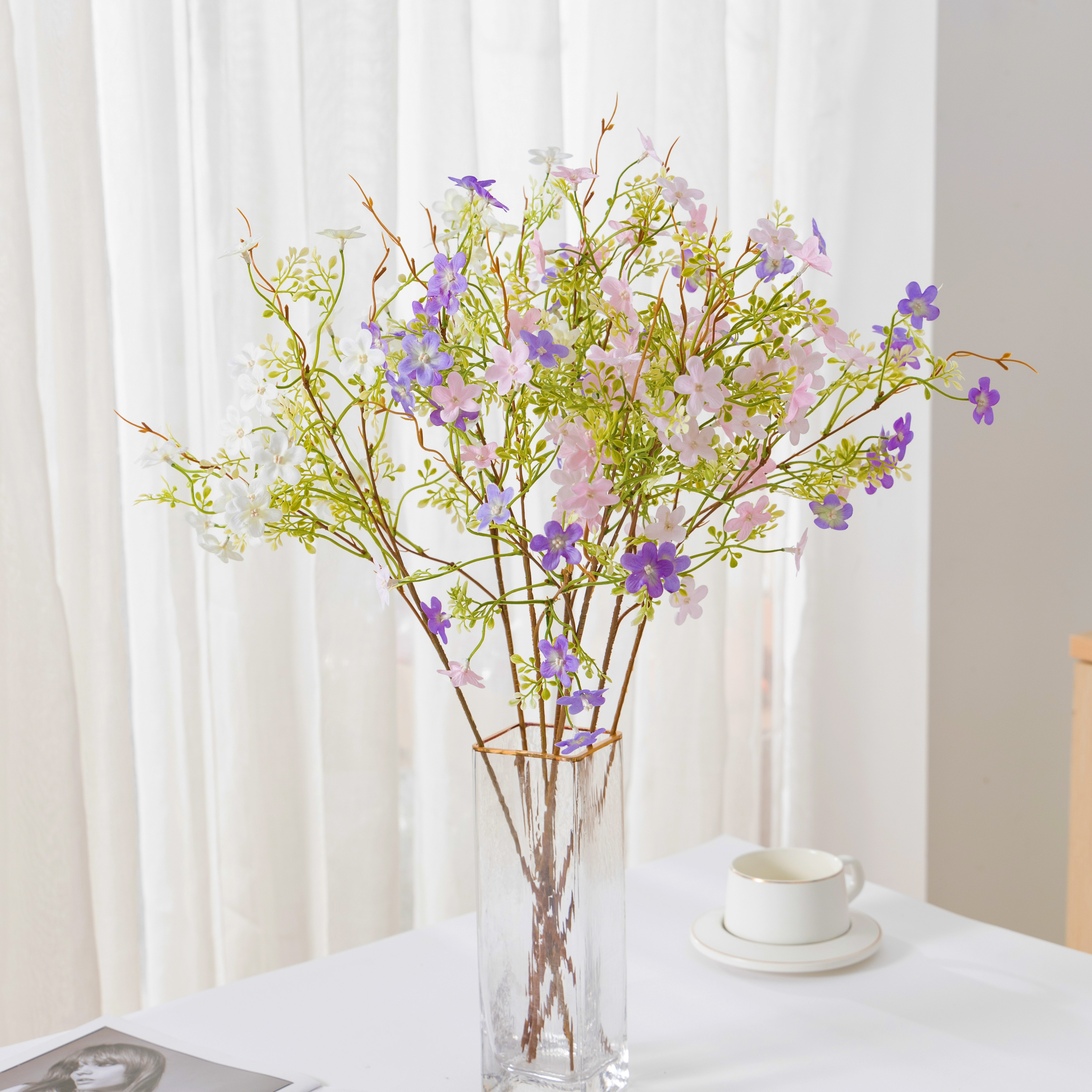 Faux Flowers Crafted from Hundred Flowers Authentic Looking Artificial Greenery for Bridal Settings