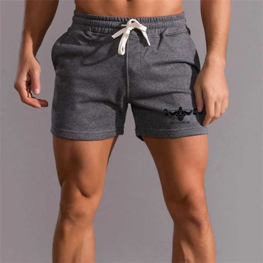 Shorts Gym Shorts Men Outdoor Fashion Summer Mens Casual 3 Points Pants WorkoutShort Gym Sweatpants Short Man Exercise RunningXJ250213
