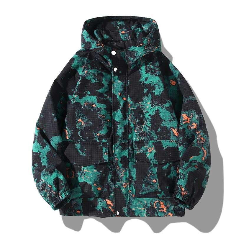 Windbreaker Spring and Autumn Men's Casual Nylon Standard Polyester Jackets Male Coat Flash Sale