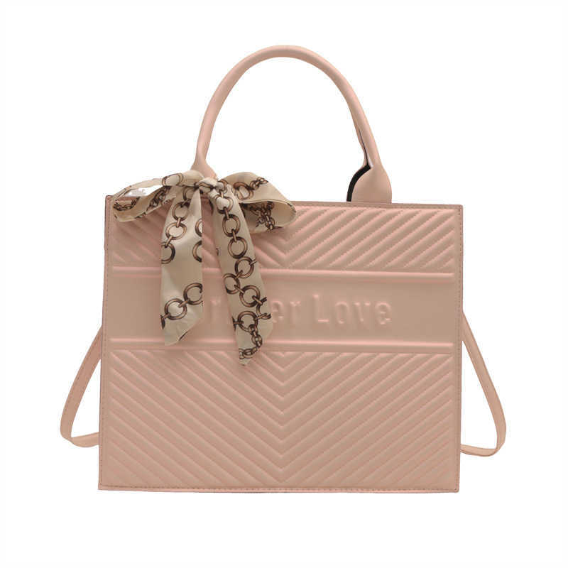 Designer new indentation leisure large capacity commuting pearl silk scarf with simple design hand-held crossbody womens bag