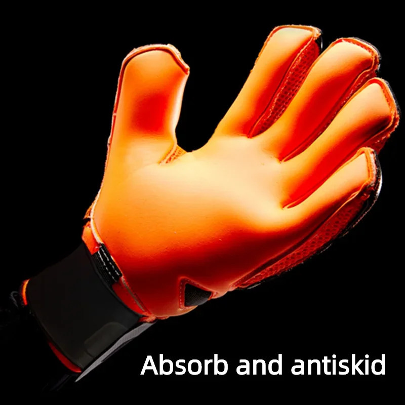 Kids Men Professional Soccer Goalkeeper Gloves 4mm Latex With Finger Protection Children Adults Football Goalie Gloves Protector 250304