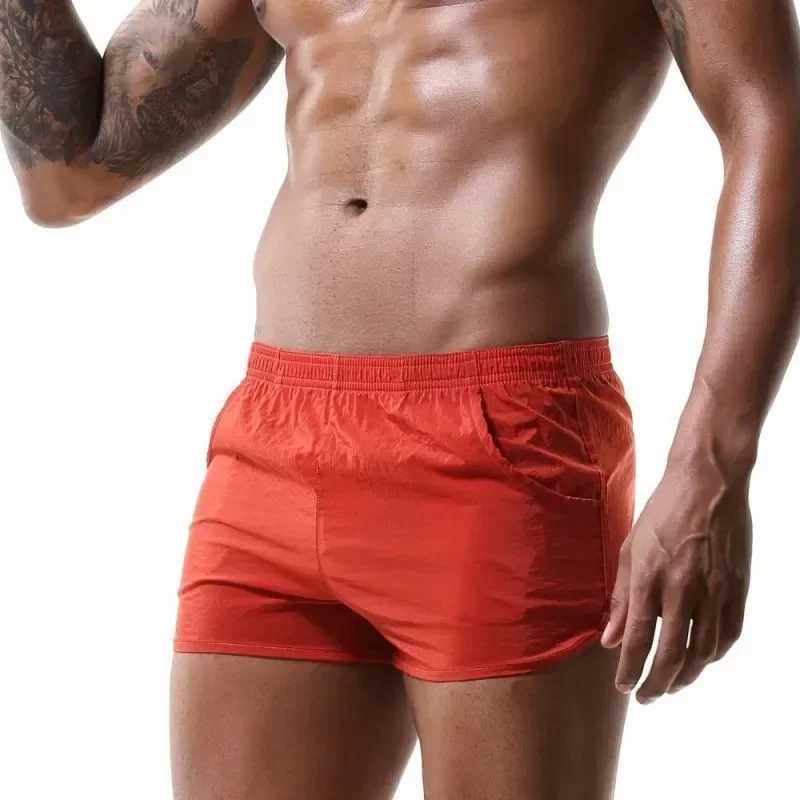 Mens board shorts new fitness fashion fast drying gym bodybuilder shorts swimming trunk W250214
