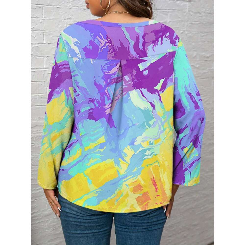 CLOOCL Fashion Women T-Shirts Plus Size Tops Funny Cats Everything Is Fine 3D Printed Long Sleeve Shirts Ladies Female Clothing