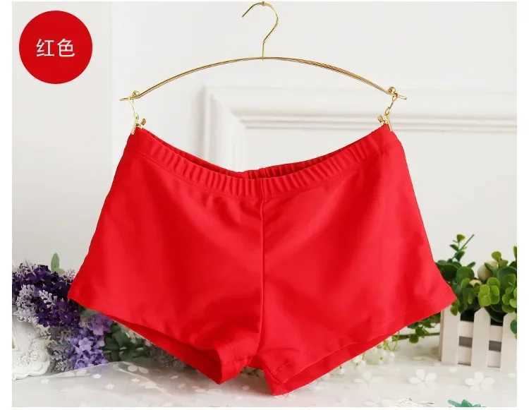 Women sexy swimming bikini women Swimsuit swimwear Boxer trunks Pants dancing sports running Yoga Boxer Shorts beach short nylon W250214