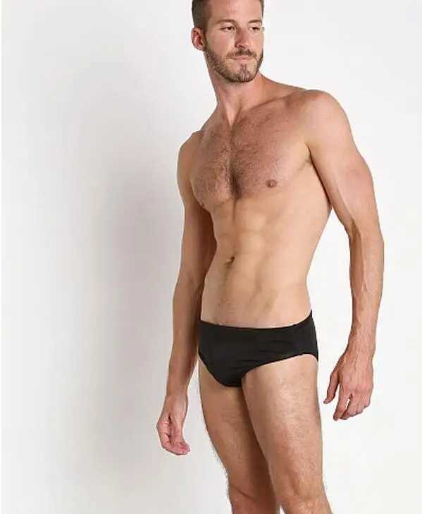 Free delivery of mens swimming poles ultra high speed dry low waist swimsuits water sports personalized BOYTHOR W250214