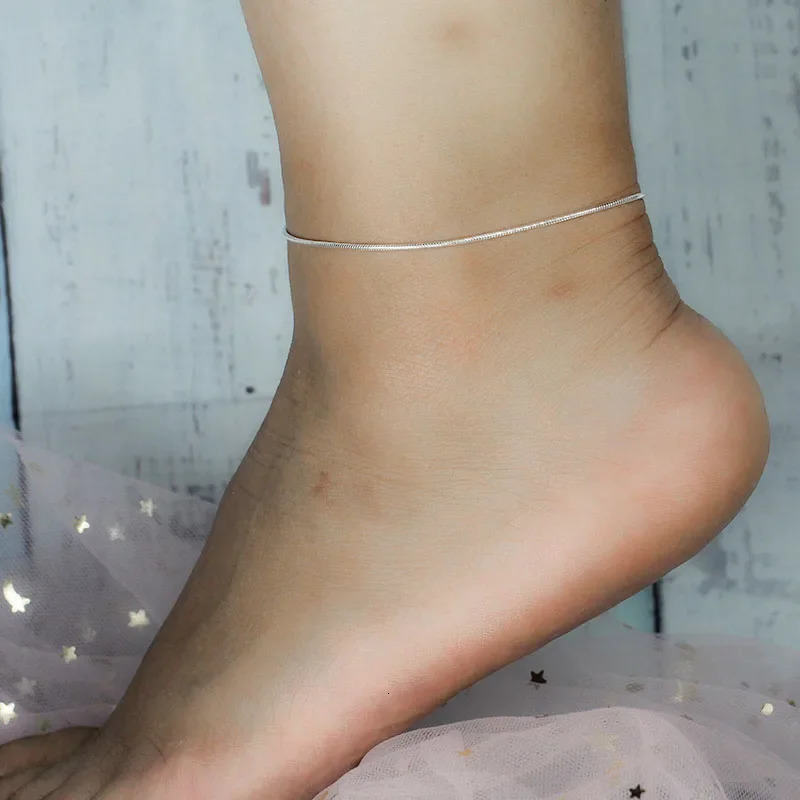 TrustDavis 925 Sterling Silver Fashion Snake Chain Bracelet Womens Valentines Day Birthday Jewelry DA1217 250110