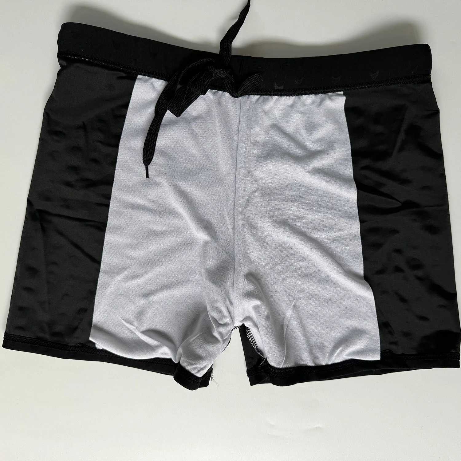European size Imitation Shark Skin Professional Men Swim Trunks Competition Swimming Shorts 0278 W250214