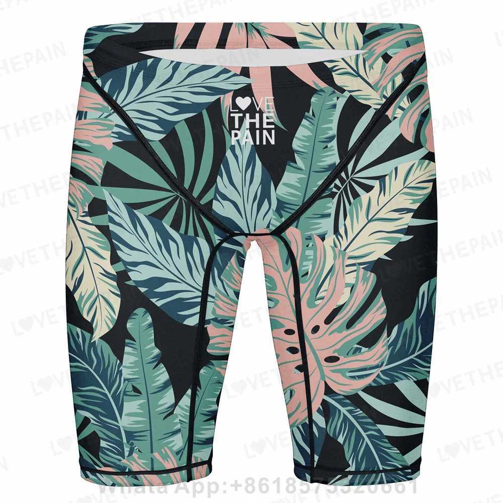 Multi Prints Men Elastic Swimming Trunk Swimwear Beach Swim Sport Short Briefs Surfing Summer Swimsuit Boxer Shorts Bathing Suit W250214