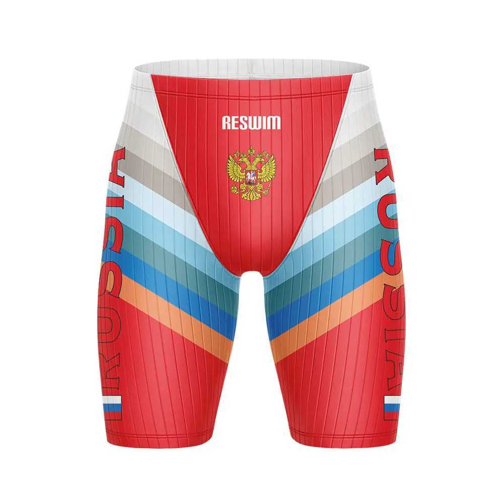 Summer Mexican Swimming Mainline Mens Swimming Jammer Swimsuit Shorts Sports Training Beach Tight Shorts Swimming Diving Surfers W250214