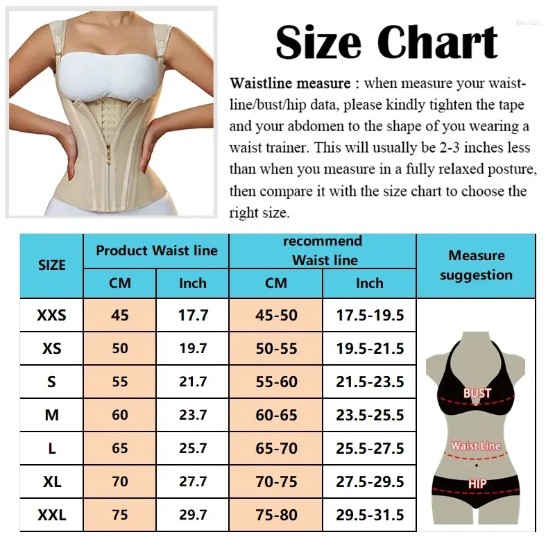 Women's Shapers Shaping Corset Binder Waist Trainer Body Shaper Reducing Girdles Tummy Slimming Faja Colombian Shapewear Women Corrective