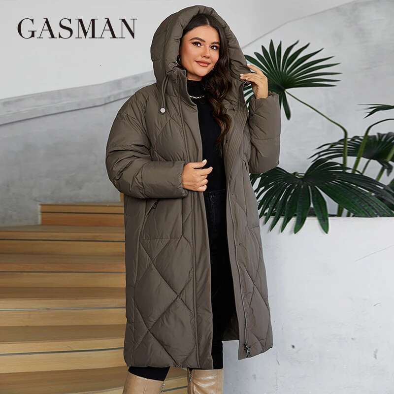2025 Women's Winter Jacket Plus Size L-6Xl Women Coat Brand Fashion Thick Cotton Windproof Hooded Parka