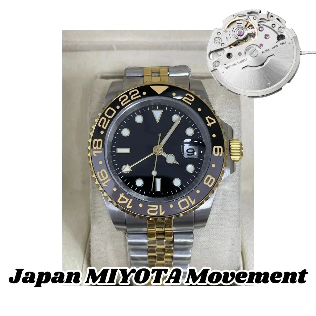 watch designer watch automatic mechanical japanese movement 41mm watches men luxury montre de luxe diamonds date with box orologio