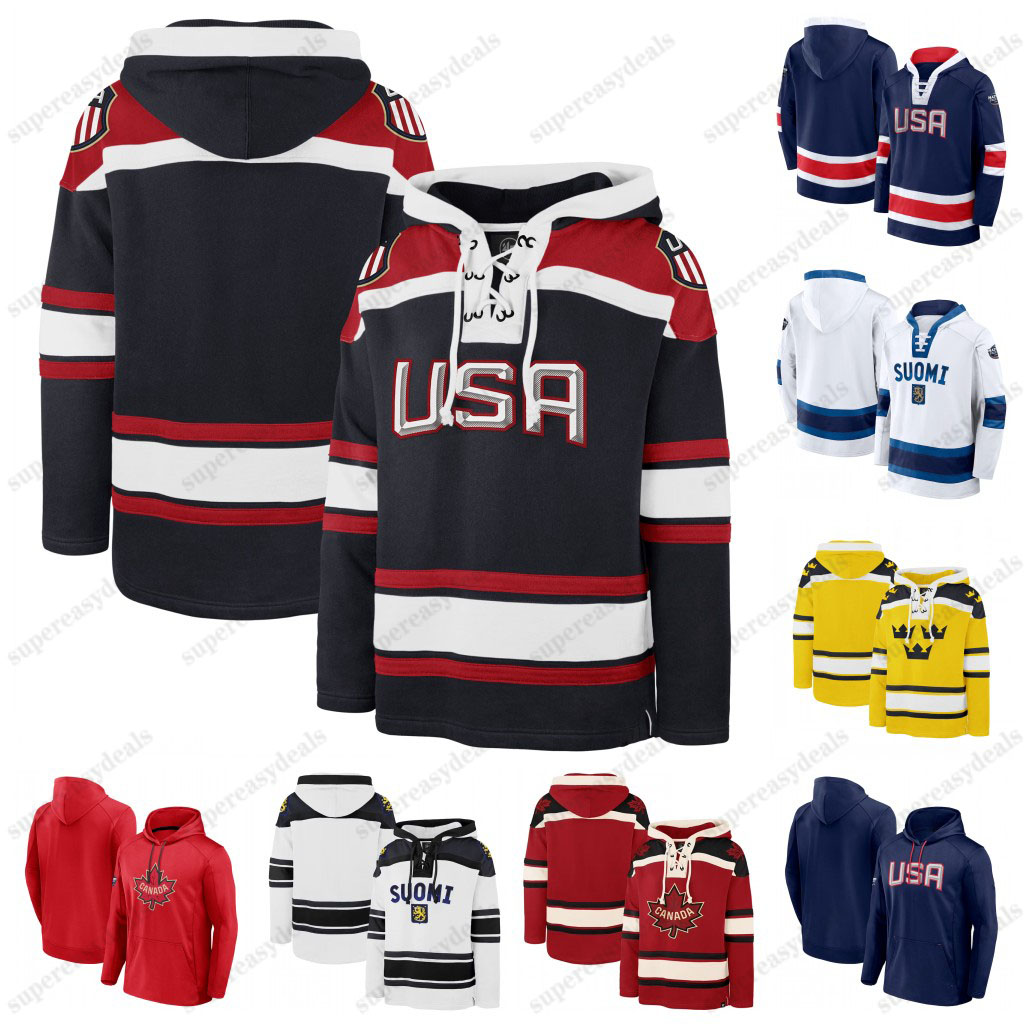 2024 4 Nations Hockey Hoodies Team USA Canada Finland Sweden - Show Your Support!