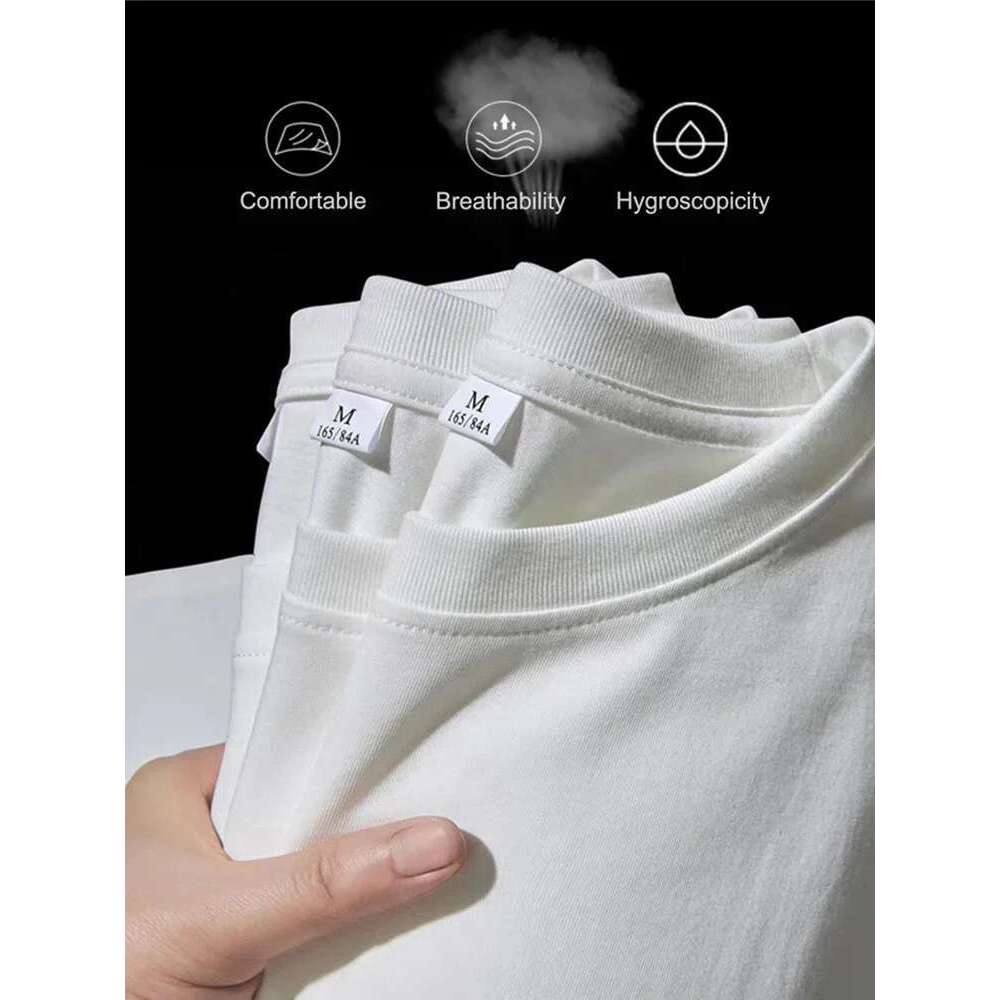 Bluki Korean Short Sleeve T-Shirts Women 2024 Summer Loose 100% Cotton Basic Tees Female Aesthetics Plus Size Printed Tops