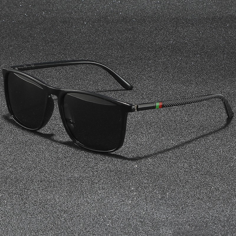 CB Sports Sunglasses for Men Polarized Comfortable Wear Square Sun Glasses Male Light Weight Eyewear Accessory with Origina CAVALLO BIANCO
