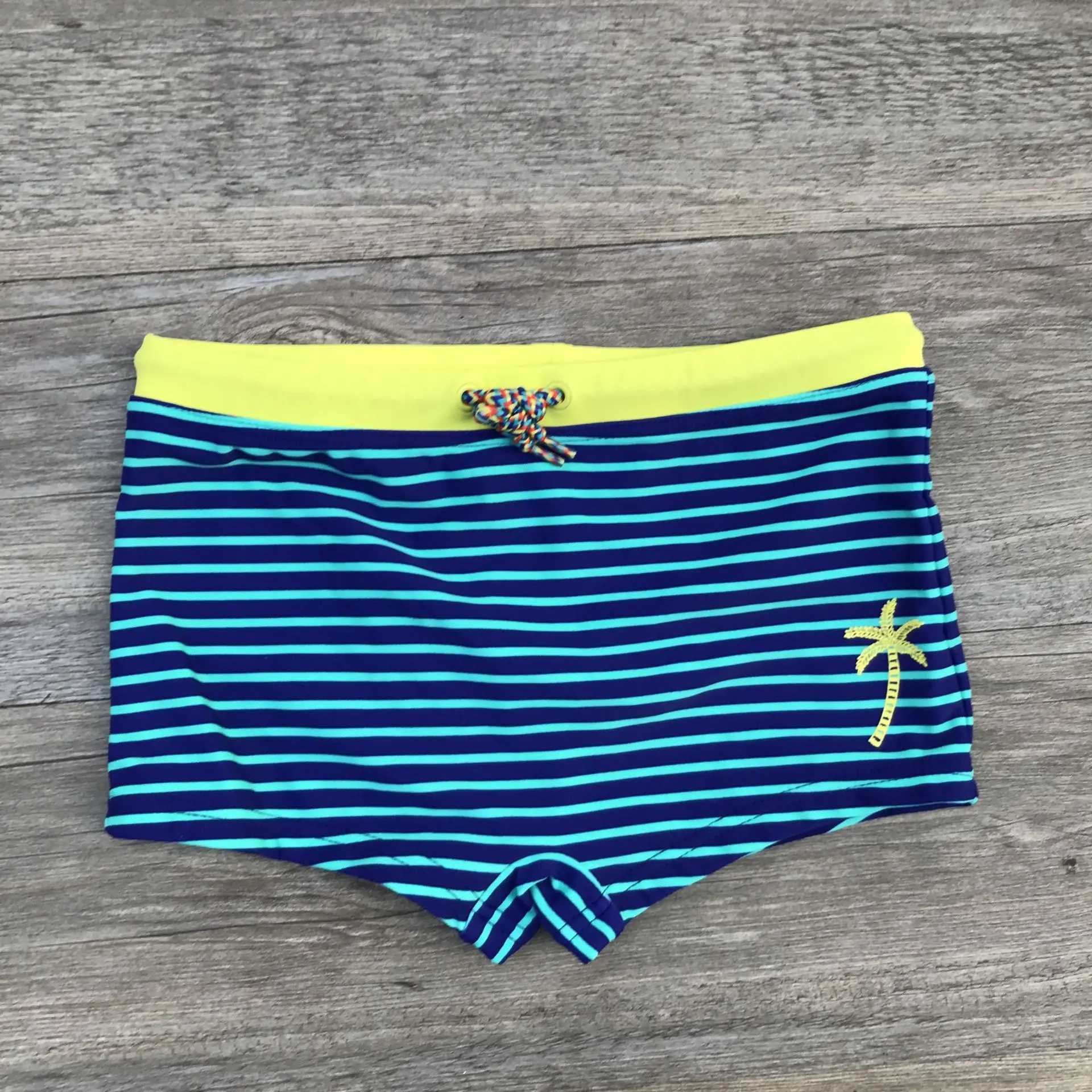 New Baby Boys Swimming Trunks Coconut Tree Bathing Suit Nylon Children Swim Shorts Kids Baby Toddler Beach Pants Swimwear W250214