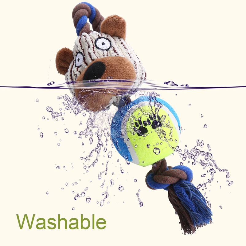 Fun Dog Toy Pet Supplies Dog plush toys Can't bite Big set interactive Teething Clean Dog Toys