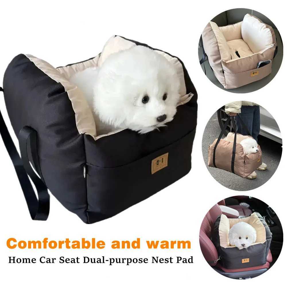 Others Dog Carrier Pet car seat suitable for small dogs dog boosters washable pet travel beds portable homes dual-use nest mats dog accessories H25021