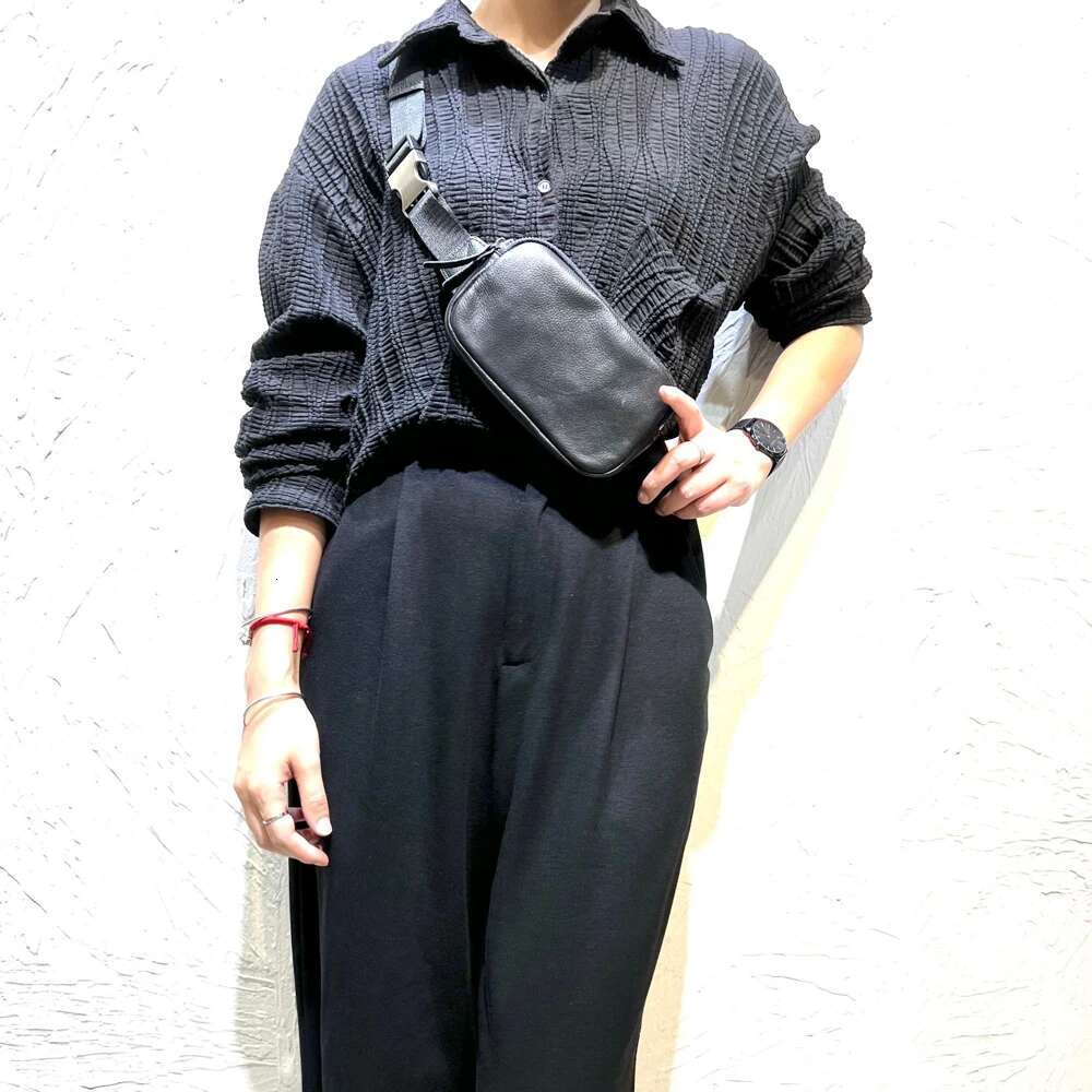 New Small Crossbody Sac Natural Genuine Leather Women Phone Chest Bag Many Pockets Clutch Ladies Shoulder Bags