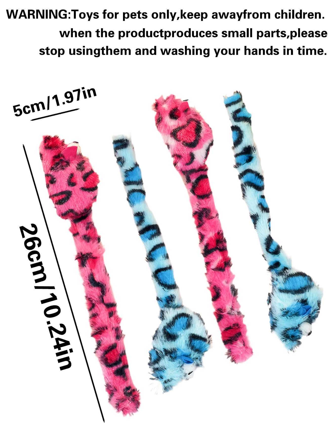 A long-tailed stuffed mouse cuddle toy tail has a rustling interactive fun since hi cat toyT250214