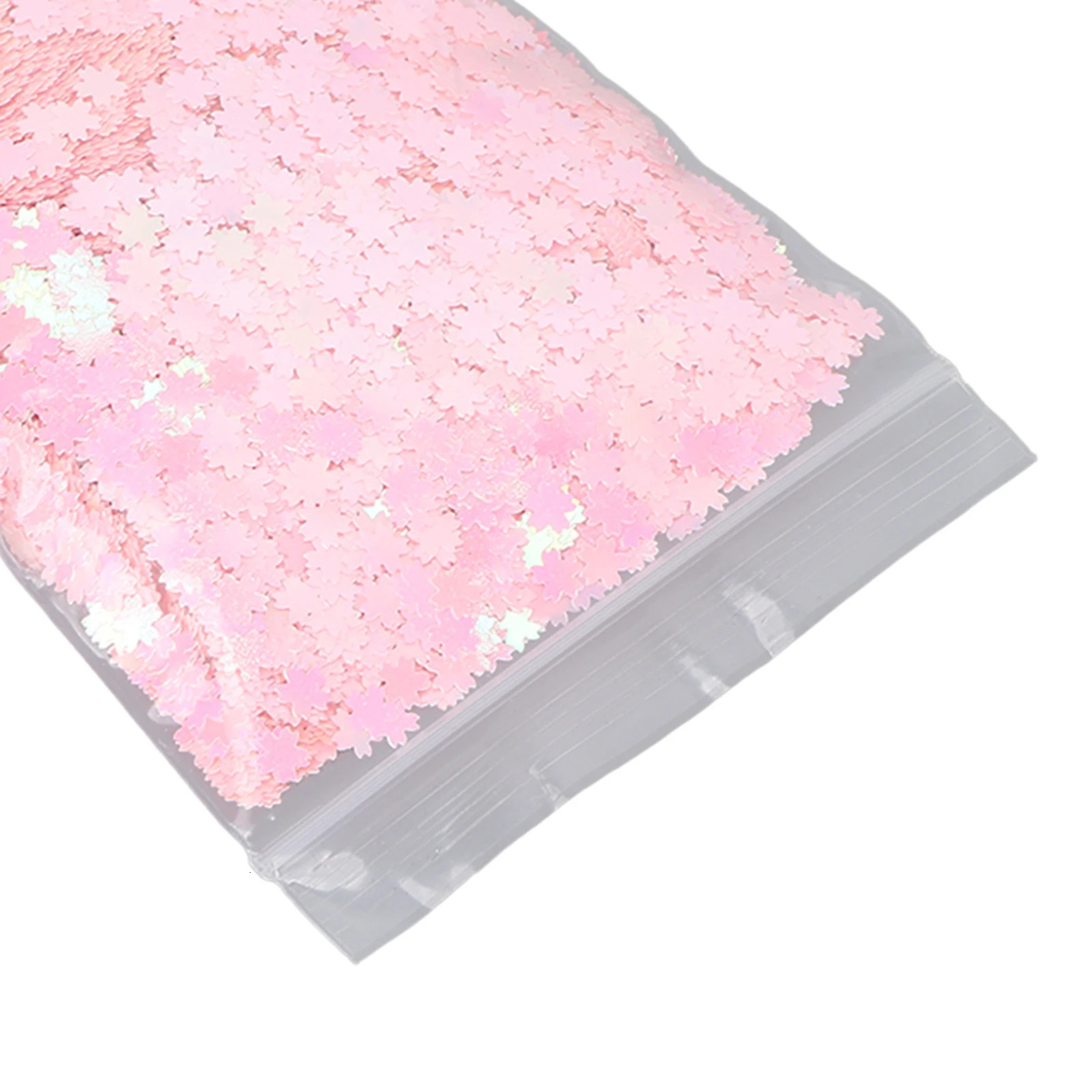 Nail Art Glitter Flakes Cherry Shape Sparkling Manicure Decoration Sequins for Nail Shop Pink 50g 250214