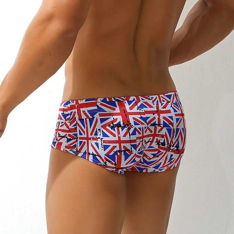 Hot Sell Swimwear Men Brief With Front Pad Low Waist Sexy Swimsuit Swimming Trunks Men Swim Shorts Save W250214