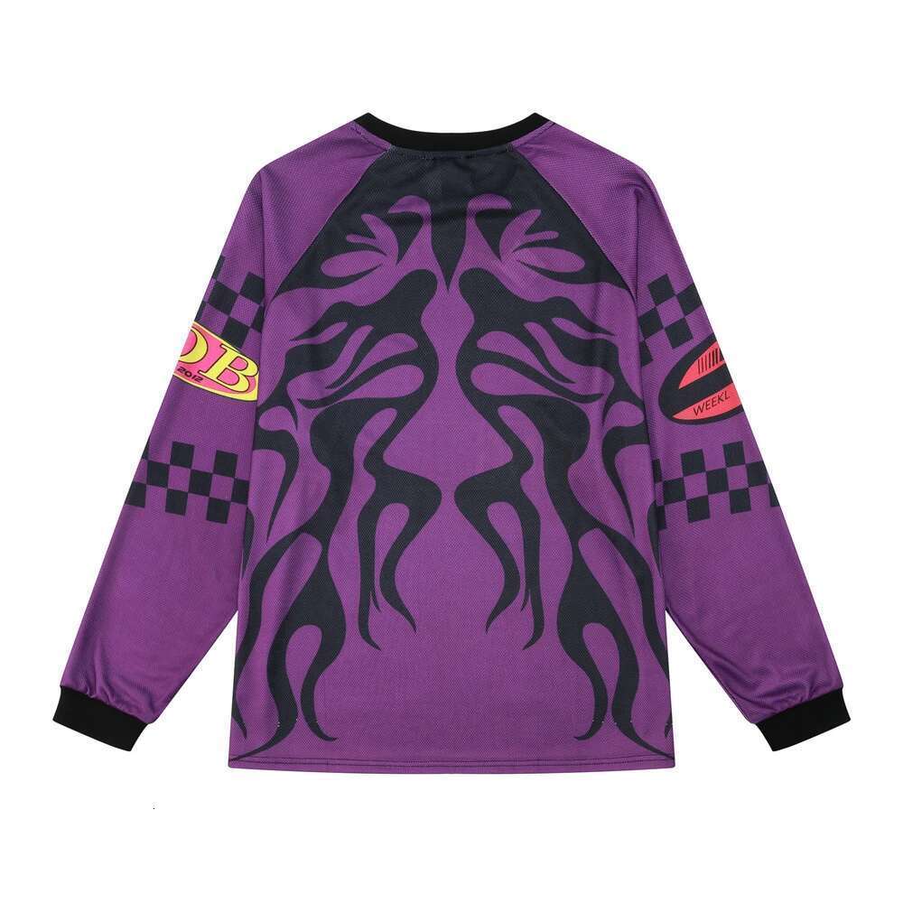 Streetwear Totems Sports Mens Baseball Shirts Long Sleeve Breathable Casual Fall Tshirts Crew Neck Baggy Loose Top Tees Oversize