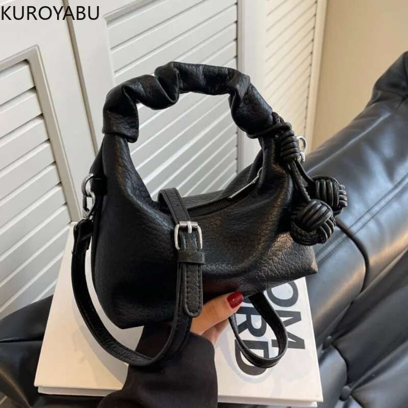 Crossbody Bags For Women Solid Color Elegant Temperament Vintage Fashion 2024 New Arrive Spring Summer Versatile Bolsas De Mujer