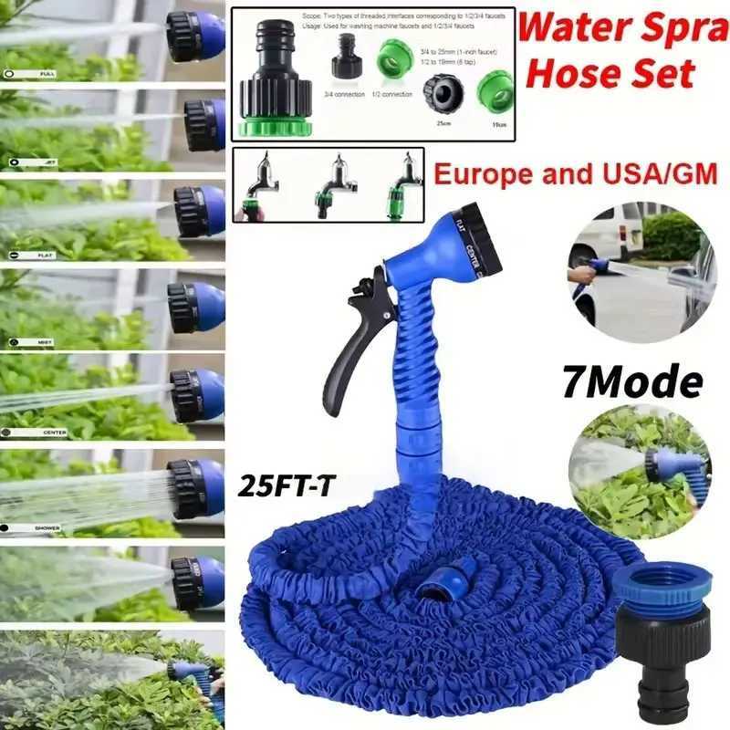 High pressure hose expansion hose high-pressure irrigation hose garden hose spray gun car water gun T250214