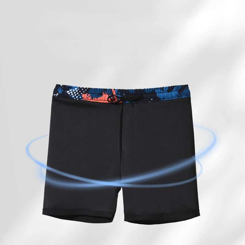 2025 New Men Swim Trunks Breathable Loose Summer Beach Outdoor Swim Short Pant Print Quick-drying Swimming Shorts Swim Clothes W250214