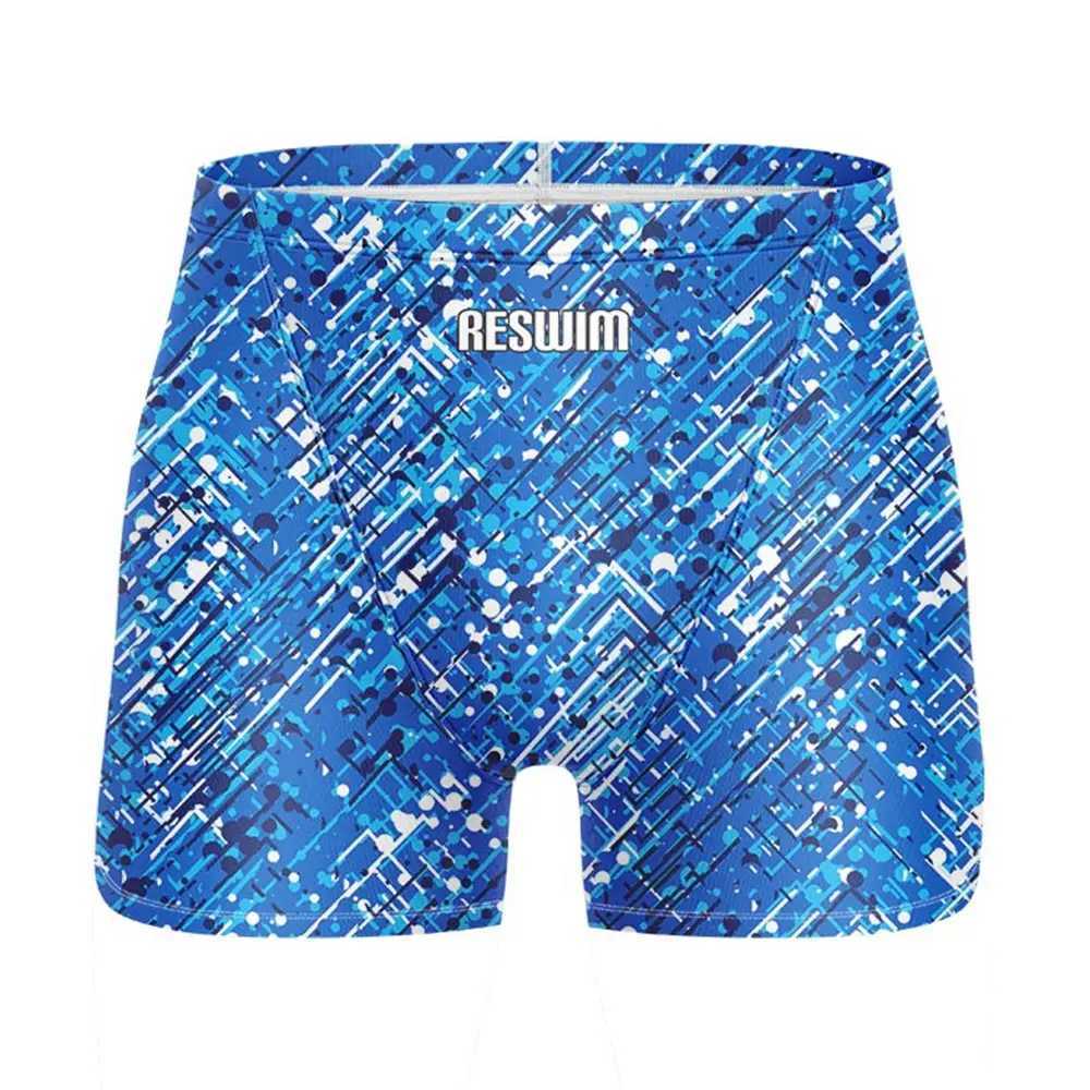 Summer Mens Swim Jammer Swimsuit Shorts Swimming Surfing Trunks Beach Tights Shorts Quick Dry Surf Pants Jammers Swimwear W250214