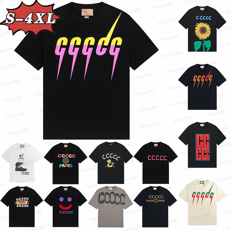 2025 official new tshirt designer t shirt men high quality tees letter logo print short sleeve mens streetwear t-shirts women man fashion multicolor big size tshirts