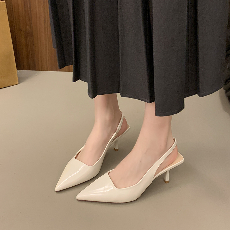 Women Sandals Simple Style Versatile Fashion High Heel Commute Profession Triple Black NEW hot Beige Green Free shipping