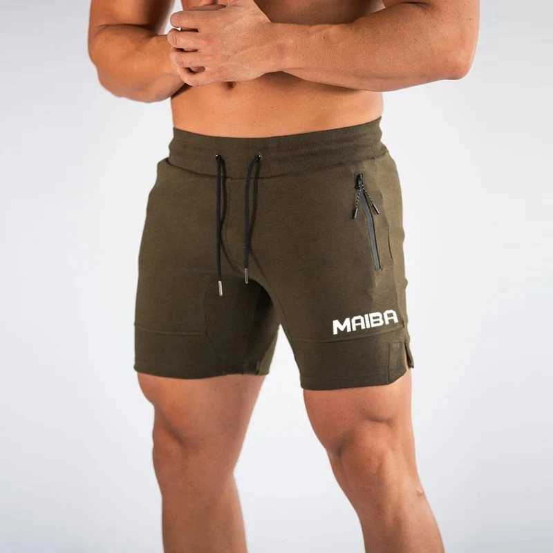 New Summer Running Shorts Quick Dry Breathable Beach Shorts Double Zipper Fitness Shorts Mens Fitness Training ShortsXJ250213
