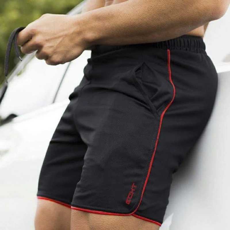 Summer Men Running Shorts Sports Fitness Short Pants Quick Dry Gym Slim ShortsXJ250213