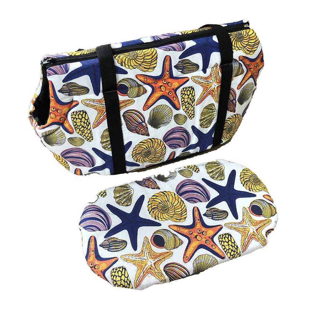 Others Dog Carrier Fashion Printed Dog Carrier Bag For Small Dogs Cat Outdoor Travel Shoulder Tote Bags Chihuahua Yorkies Backpack Pet Supplies H25021