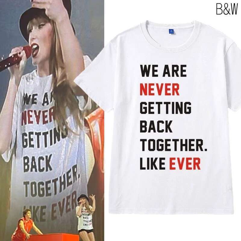 Celebrity Concert With The Same Plus Size Women's Cotton Oversized O Neck Street Ladies Casual T-Shirt
