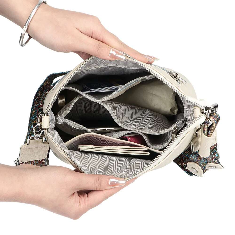 High Quality Women's Handbag, New Genuine Leather Shoulder Bucket, Ladies' Commuting Underarm Bag, Versatile Crossbody Hobo Bag