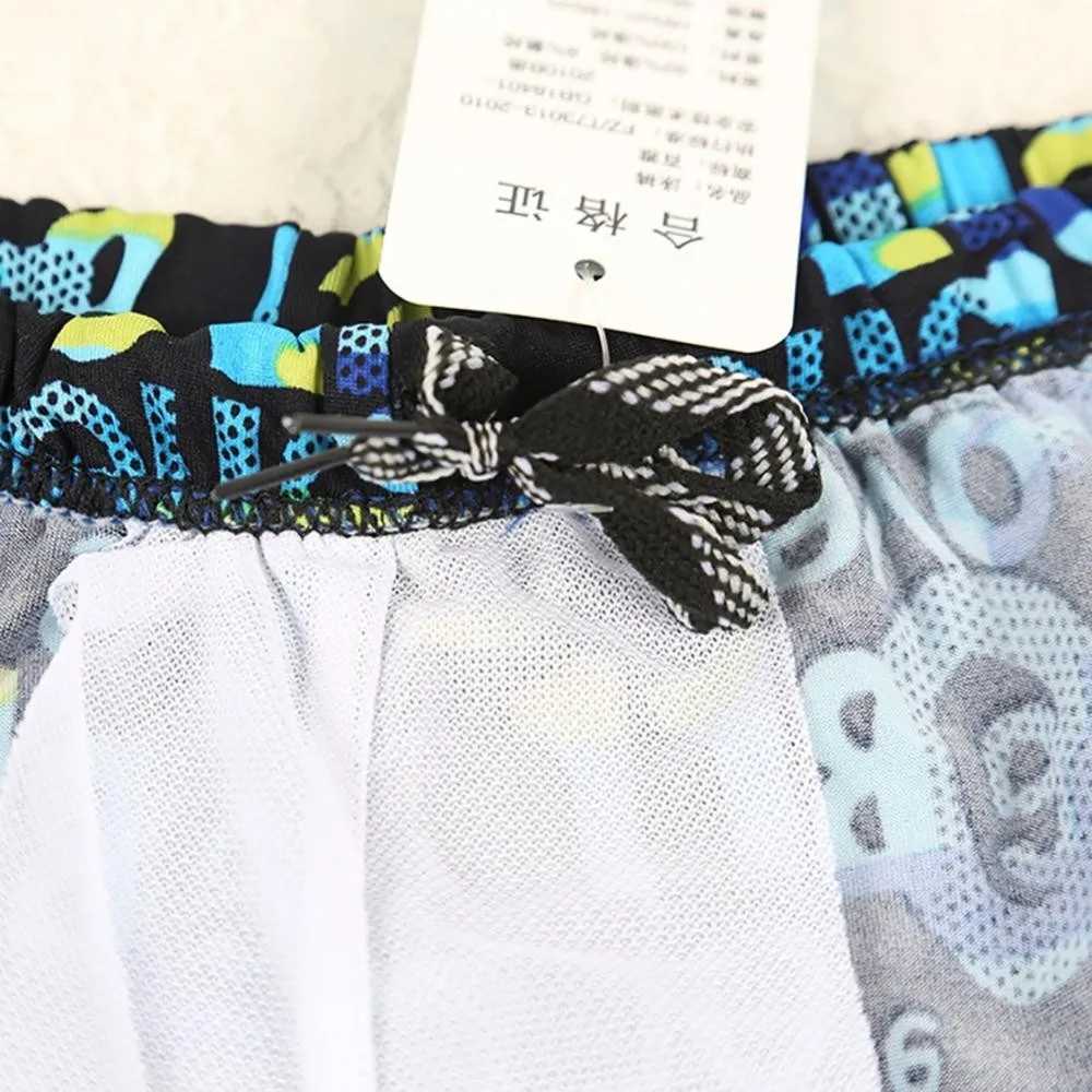 Mens Colorful Print Quick Dry Swimwear Men Trunks Swim Shorts Slim Fit Swimming Trunks for Beach Surf Beachwear W250214