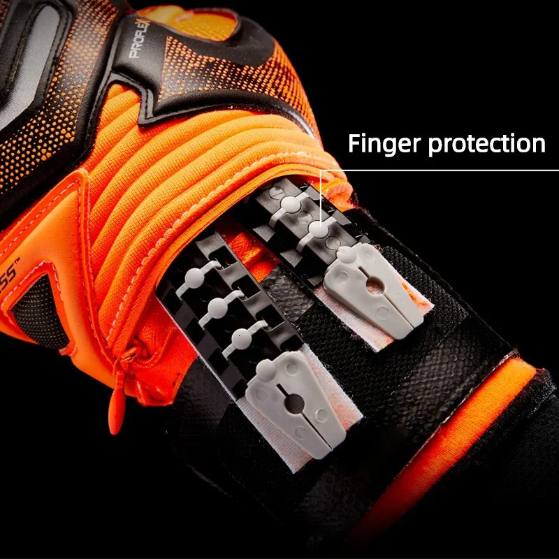 Kids Men Professional Soccer Goalkeeper Gloves 4mm Latex With Finger Protection Children Adults Football Goalie Gloves Protector 250304